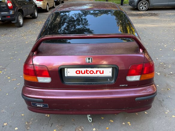 1996 Honda Civic VI, красный - вид 6