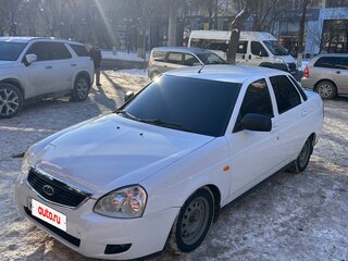 2014 Lada (ВАЗ) Priora I Рестайлинг, белый, 600000 рублей, вид 2