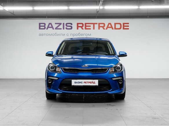 2017 Kia Rio IV, синий, 1470000 рублей - вид 1