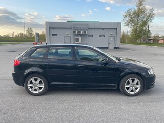 2010 Audi A3 II (8P) Рестайлинг 2, чёрный, 1000000 рублей, вид 4