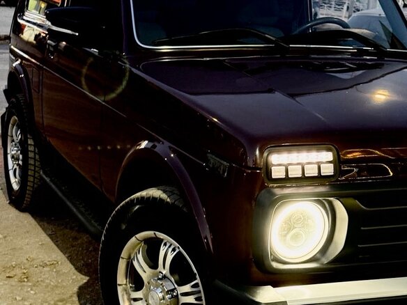 2013 Lada (ВАЗ) 2121 (4x4) I Рестайлинг, пурпурный, 600000 рублей - вид 3