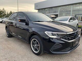 2021 Volkswagen Polo VI, чёрный, 1450000 рублей, вид 4