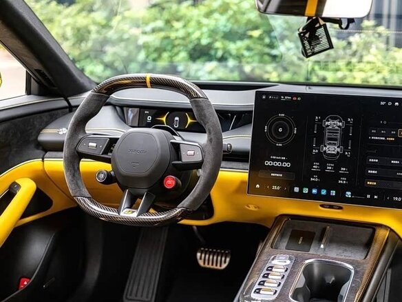 2025 Xiaomi SU7 Ultra I, жёлтый - вид 5