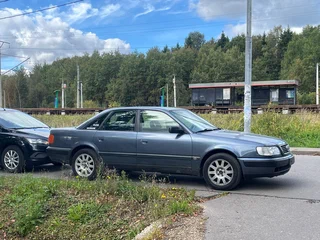 1991 Audi 100 IV (C4), синий, 300000 рублей, вид 3