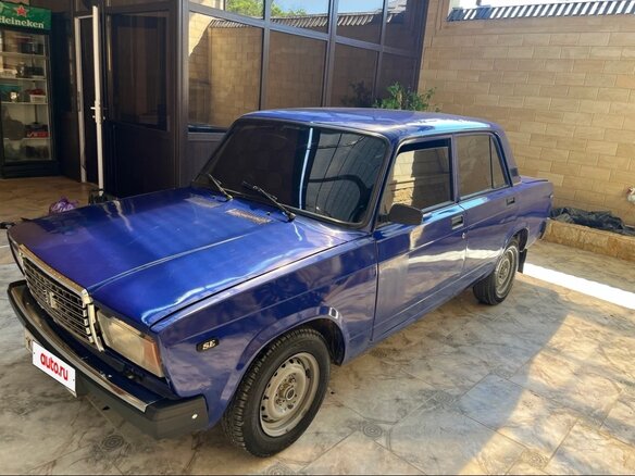 2011 Lada (ВАЗ) 2107, синий, 200000 рублей