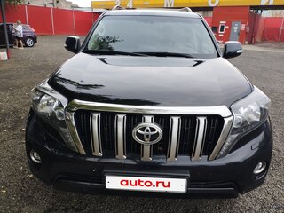 2017 Toyota Land Cruiser Prado 150 Series Рестайлинг 1, чёрный, 4350000 рублей, вид 3