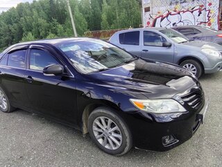 2011 Toyota Camry VI (XV40) Рестайлинг, чёрный, 1350000 рублей, вид 2