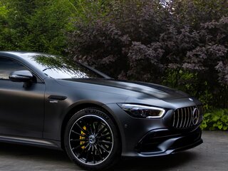 2020 Mercedes-Benz AMG GT 4-Door Coupe 43 I, чёрный, 7050000 рублей, вид 2