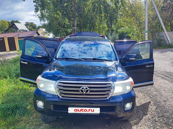 2012 Toyota Land Cruiser 200 Series Рестайлинг 1, чёрный, 3950000 рублей - вид 7