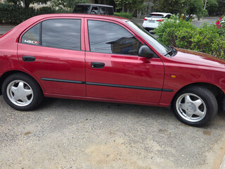 2004 Hyundai Accent ТагАЗ II, красный, 550000 рублей, вид 3