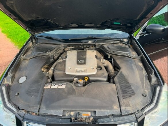2008 Infiniti M M35 III Рестайлинг, чёрный - вид 6