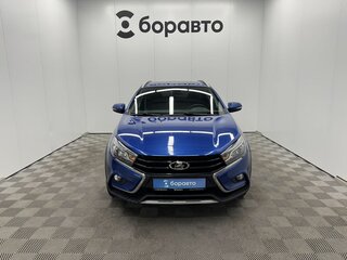 2021 Lada (ВАЗ) Vesta SW Cross I, синий, 1130000 рублей, вид 2