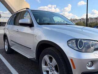 2008 BMW X5 3.0si II (E70), серебристый, 1700000 рублей, вид 4