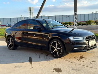 2014 Audi A4 IV (B8) Рестайлинг, чёрный, 1355000 рублей, вид 4