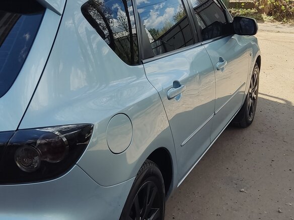 2006 Mazda 3 I (BK) Рестайлинг, голубой - вид 4