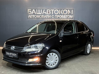 2017 Volkswagen Polo V Рестайлинг, чёрный, 1040000 рублей, вид 1