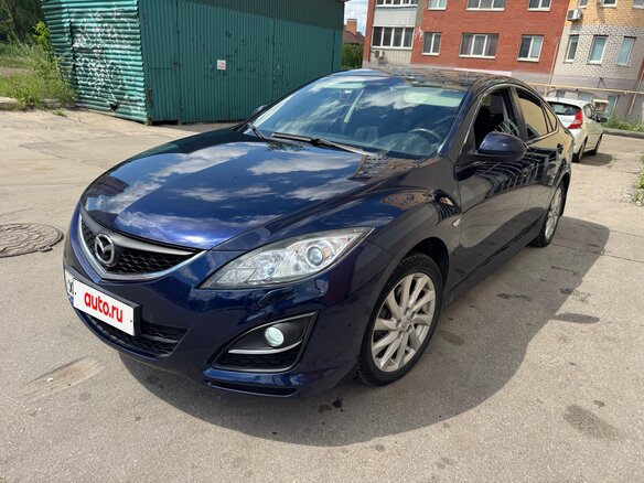 2012 Mazda 6 II (GH) Рестайлинг, синий, 1230000 рублей