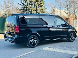 2019 Mercedes-Benz V-Класс Long 220 d длинный III (W447) Рестайлинг, чёрный, 4840000 рублей, вид 4
