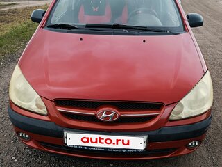 2007 Hyundai Getz I Рестайлинг, красный, 380000 рублей, вид 1