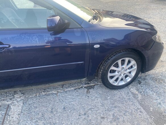 2008 Mazda 3 I (BK) Рестайлинг, синий, 600000 рублей - вид 6