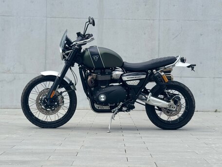2022 Triumph Scrambler, зелёный, 1177200 рублей, вид 5