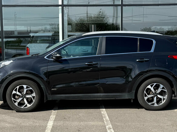 2019 Kia Sportage IV Рестайлинг, чёрный - вид 3
