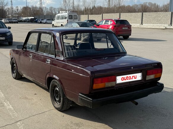 2008 Lada (ВАЗ) 2107, пурпурный, 85000 рублей - вид 4