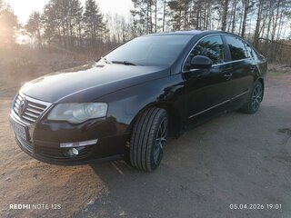2006 Volkswagen Passat B6, чёрный, 380000 рублей, вид 3