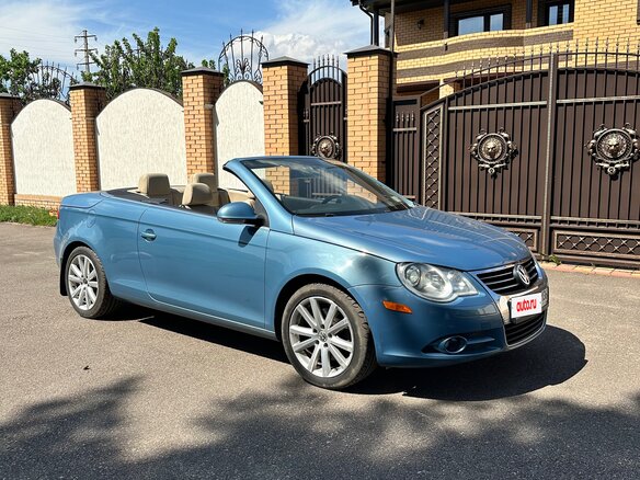 2007 Volkswagen Eos I, синий, 1500000 рублей - вид 13
