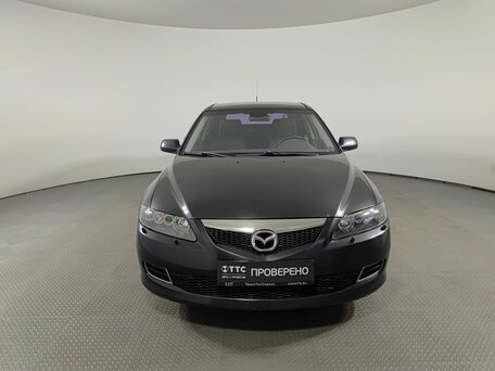 2007 Mazda 6 I (GG) Рестайлинг, чёрный, 339283 рублей, вид 2
