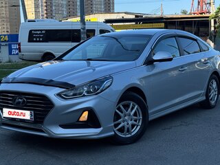 2018 Hyundai Sonata VII (LF) Рестайлинг, серебристый, 1515000 рублей, вид 2
