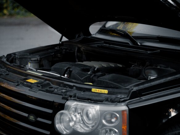 2005 Land Rover Range Rover III Рестайлинг, синий, 1590000 рублей - вид 34