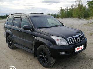 2005 Toyota Land Cruiser Prado 5-speed 120 Series, чёрный, 1750000 рублей, вид 3
