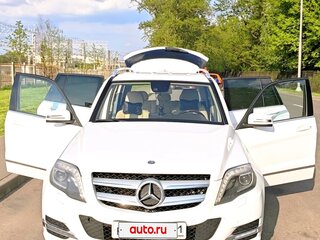 2014 Mercedes-Benz GLK-Класс 220 CDI I (X204) Рестайлинг, белый, 1600000 рублей, вид 3