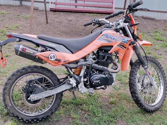 2014 Bars YQ250GY-18V, оранжевый, 105000 рублей - вид 3