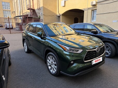 2023 Toyota Highlander IV (XU70), зелёный, 4150000 рублей, вид 1