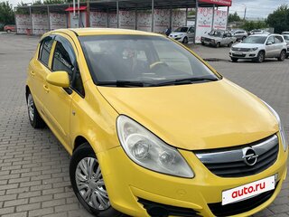 2008 Opel Corsa D, жёлтый, 299000 рублей, вид 2