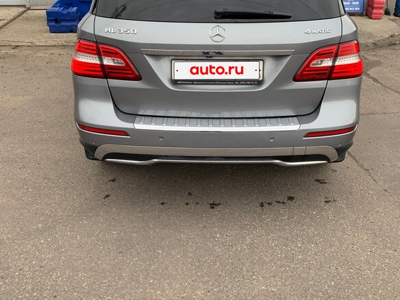 2012 Mercedes-Benz M-Класс 350 III (W166), серый - вид 3
