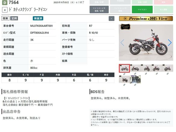 2024 Ducati Scrambler 800, красный, 999000 рублей - вид 10