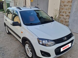 2015 Lada (ВАЗ) Kalina Cross II, белый, 595000 рублей, вид 3