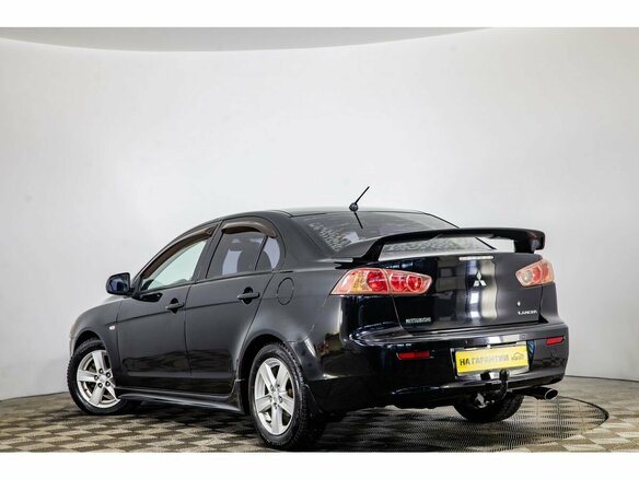 2007 Mitsubishi Lancer X, чёрный - вид 5
