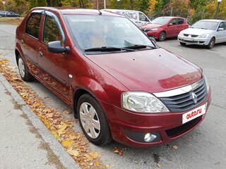 2012 Renault Logan I Рестайлинг, красный, 385000 рублей, вид 2