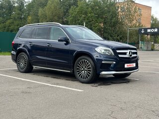 2015 Mercedes-Benz GL-Класс 400 II (X166), синий, 3250000 рублей, вид 1