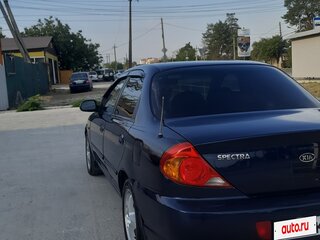 2007 Kia Spectra I Рестайлинг 2, синий, 400000 рублей, вид 4