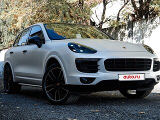 2017 Porsche Cayenne Diesel II Рестайлинг (958), белый, 6500000 рублей, вид 2