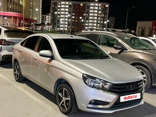 2017 Lada (ВАЗ) Vesta I, серебристый, 1000000 рублей, вид 4
