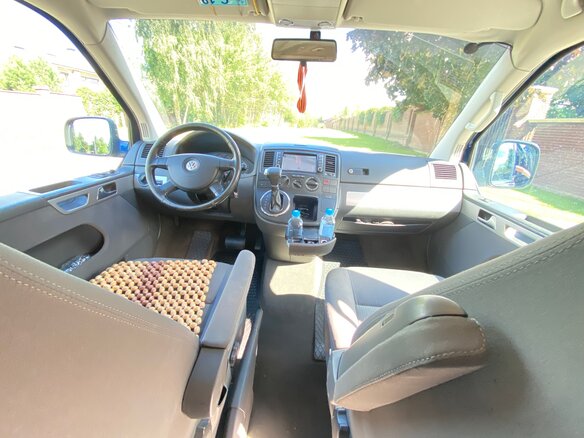 2008 Volkswagen Multivan T5, синий, 2295000 рублей - вид 8