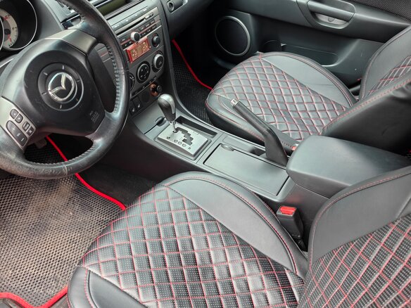 2007 Mazda 3 I (BK) Рестайлинг, красный - вид 6