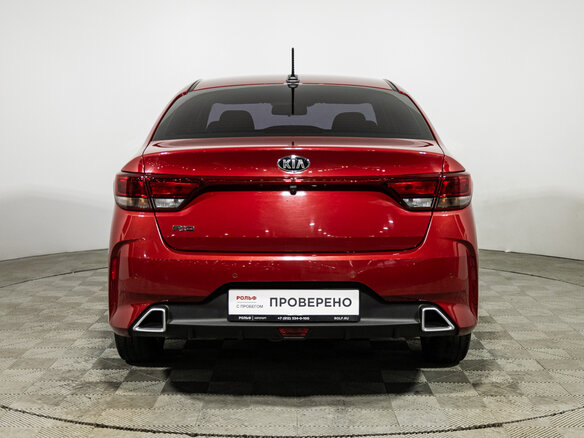 2020 Kia Rio IV Рестайлинг, красный, 1475900 рублей - вид 5