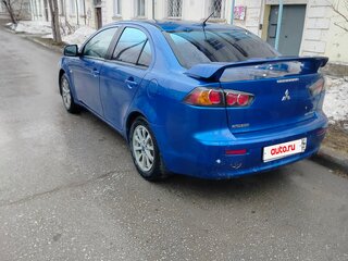 2012 Mitsubishi Lancer X Рестайлинг, синий, 600000 рублей, вид 3